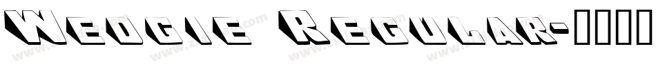 Wedgie Regular字体转换